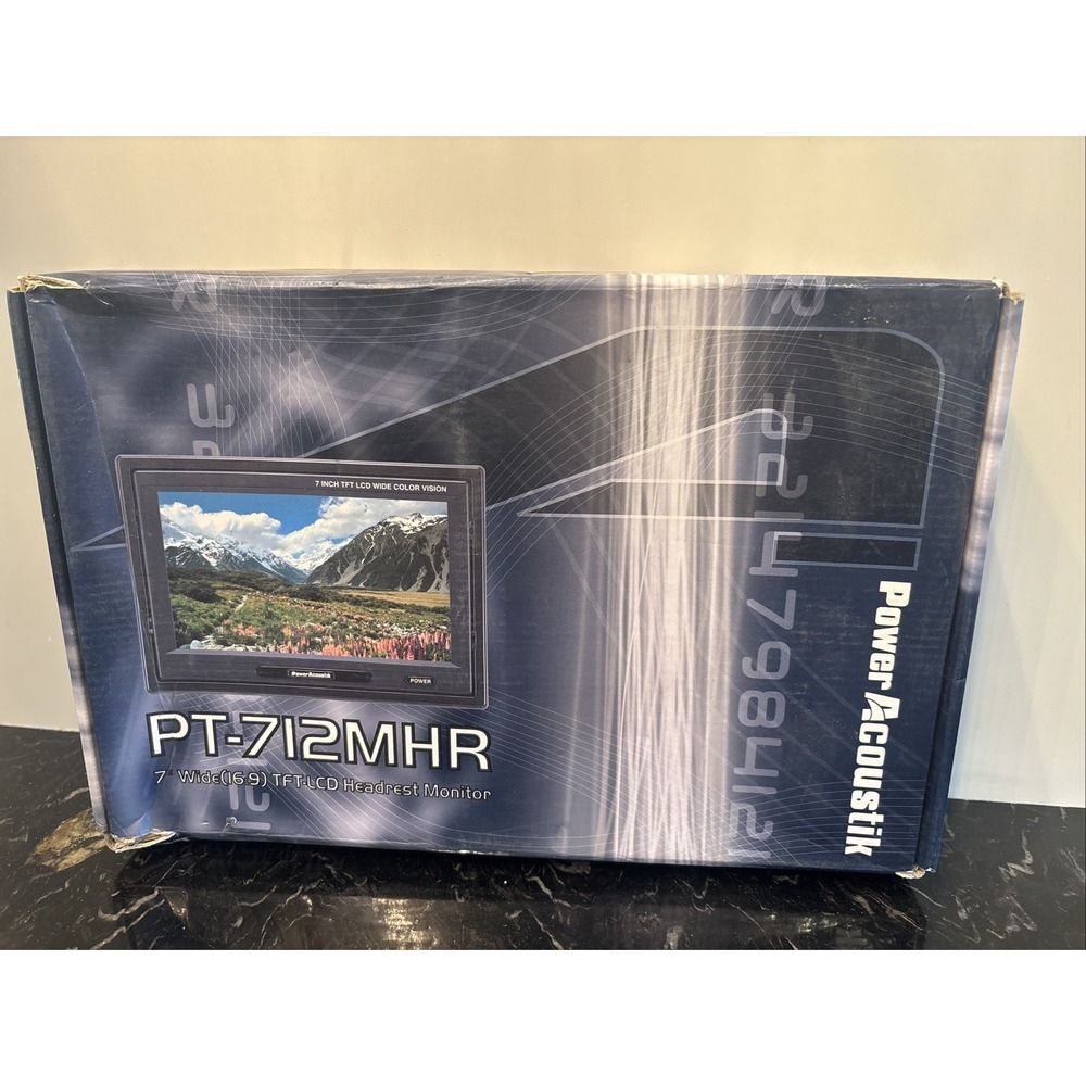 Power Acoustik PT-712MHR 7" TFT-LCD Headrest Monitor